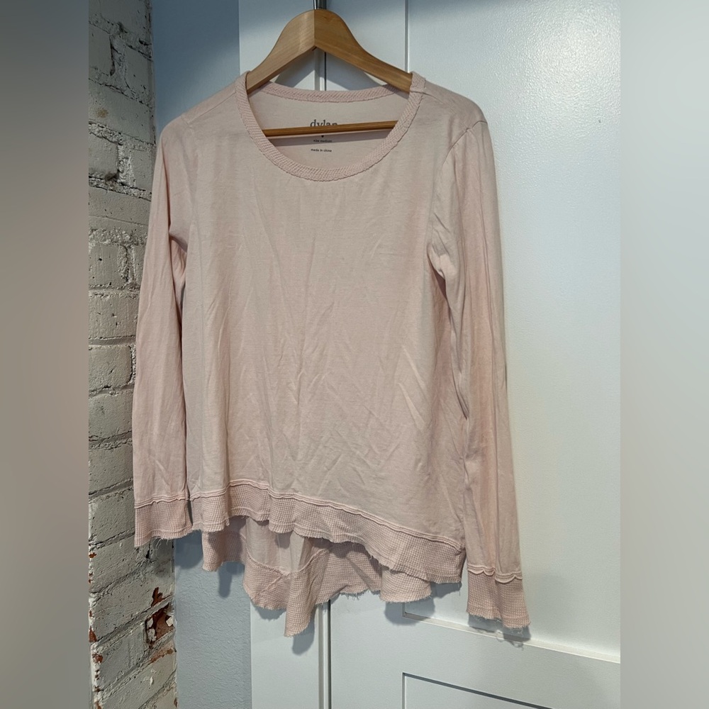 Women’s Dylan Soft slub, 100% cotton fabric crew neck, size M